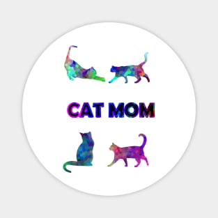 Cute Colorful Cats For Mom Magnet
